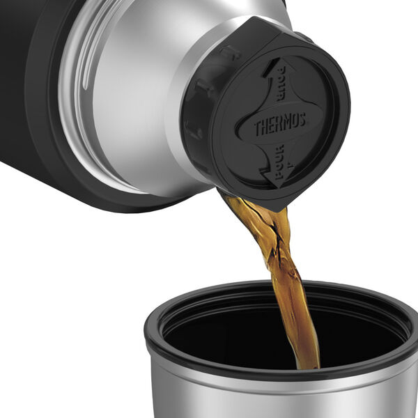 Stainless King termoflaske, black, Thermos