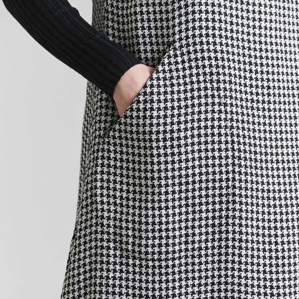 Chesu ærmeløs kjole, black/ivory pepita, BITTE KAI RAND