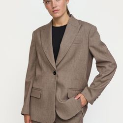 SRAubree Blazer, silver mink melange, Soft Rebels