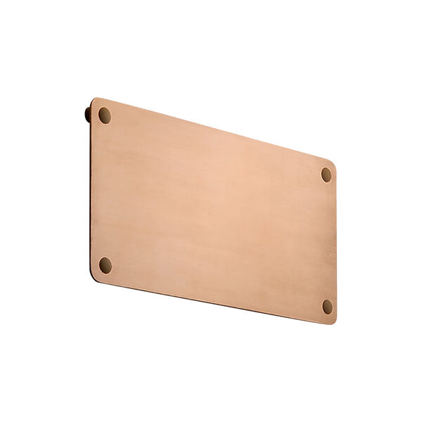 RØRHAT navneplade, rå kobber, LIGHT-POINT