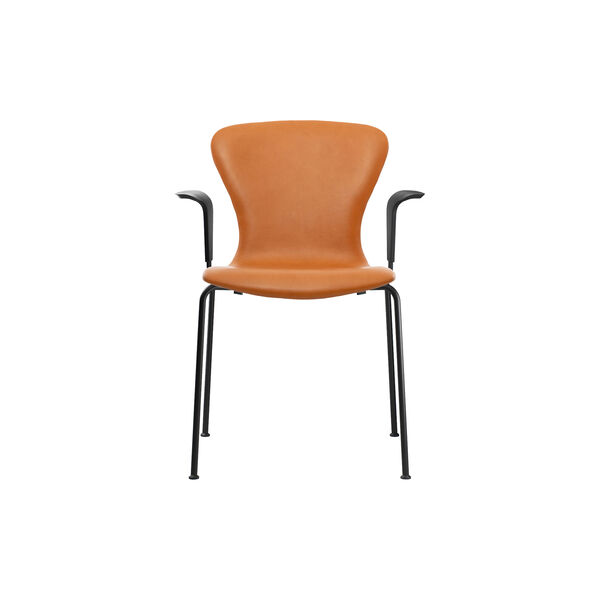 PLAY Armchair Tube spisebordsstol, cognac, Bruunmunch Furniture