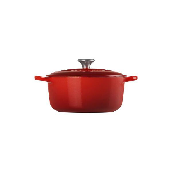 Signature rund st&oslash;bejernsgryde &Oslash; 20 cm, cerise, Le Creuset