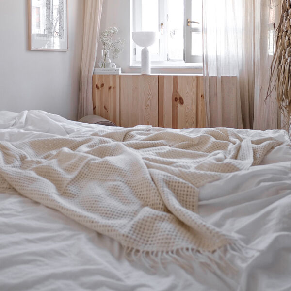 Basket plaid, off white Basket plaid, off white, ELVANG