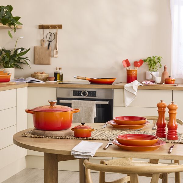 Signature rund st&oslash;bejernsgryde &Oslash; 26 cm, volcanic, Le Creuset