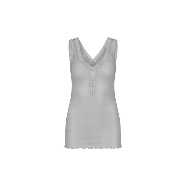 Cotton Lacey Top, grey, Seamless Basic