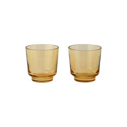 Raise Glasses 2 pcs., burnt orange, Muuto