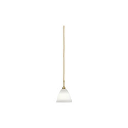 Bestlite BL9 Pendant, bone china/brass, GUBI
