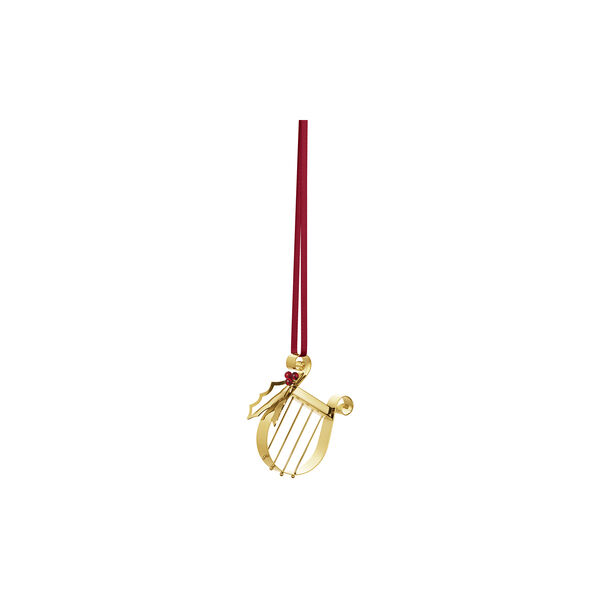 2026 Juleornament Harpe, guld, Georg Jensen