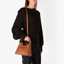 Hazel Handbag | Cognac Brown | H&aring;ndtaske, Aigner