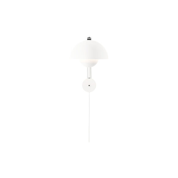 Flowerpot VP8 Wall Lamp, matt white, &Tradition