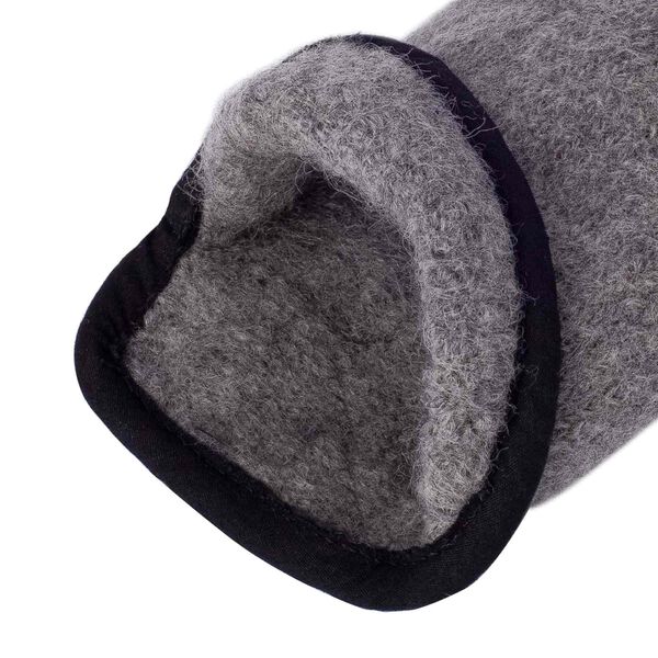 Sasha strikhandske, light grey melange, Kessler