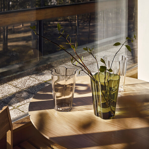 Alvar Aalto vase 25 cm, clear, Iittala