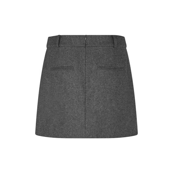 Milea Mini Skirt, dark grey melange, Second Female