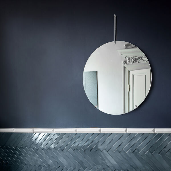 Wall Mirror, chrome, MOEBE
