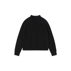 Raw Wool Jumper, black, FUB