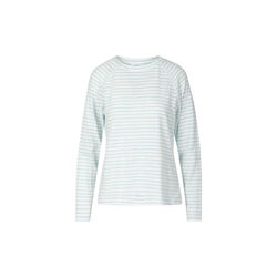SILLA stripe longsleeved t-shirt, light blue/white stripe, Coster Copenhagen