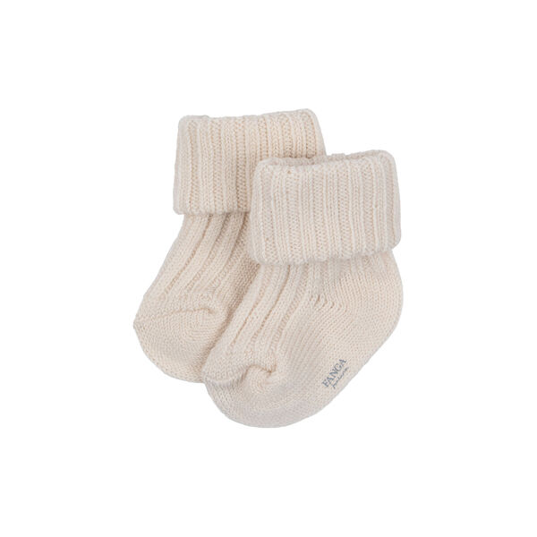 Lana Heavy Knitted Socks, off white melange, Konges Sløjd