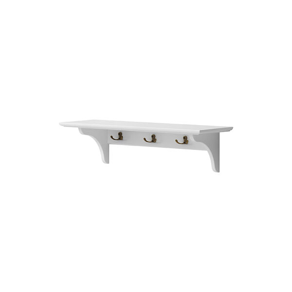 Seaside hylde med kroge, 60x20 cm Seaside hylde med kroge, 60x20 cm, Oliver Furniture