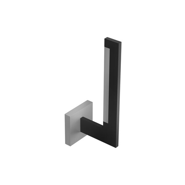INLAY W2 LINEAR væglampe, matt black/satin silver, LIGHT-POINT