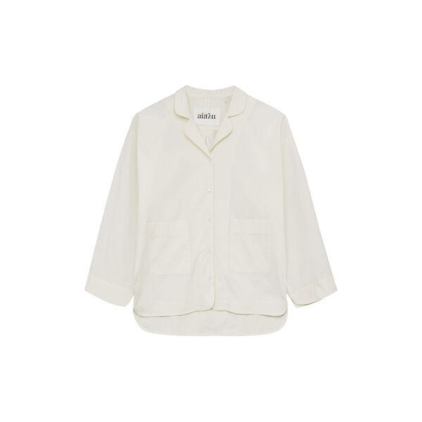 Pyjamas Shirt, pure ecru, Aiayu