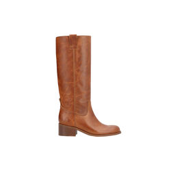 MARTINA LONG Long boots, cognac, phenumb copenhagen