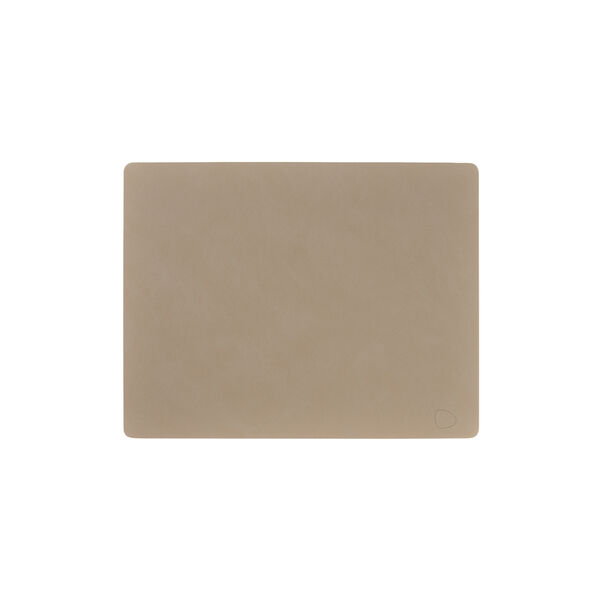 Nupo d&aelig;kkeserviet Square L, clay brown, LIND DNA