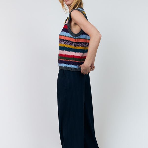 CaitLL Knit Vest SL, multi, Lollys Laundry