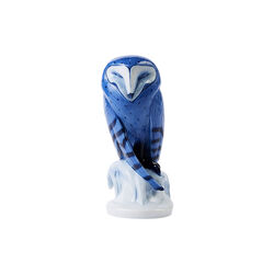 Porcel&aelig;nsfigur Ugle, bl&aring;, Royal Copenhagen