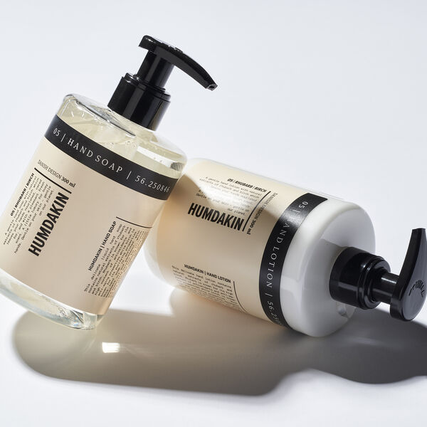 05 Håndplejesæt, rabarber & birk, Humdakin