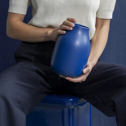COLORA Vase Stor, mazarine blue, Blomus