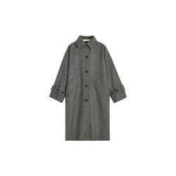 Jo Coat Loden, pure grey, Aiayu