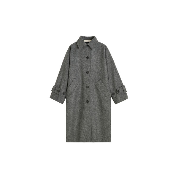 Jo Coat Loden, pure grey, Aiayu