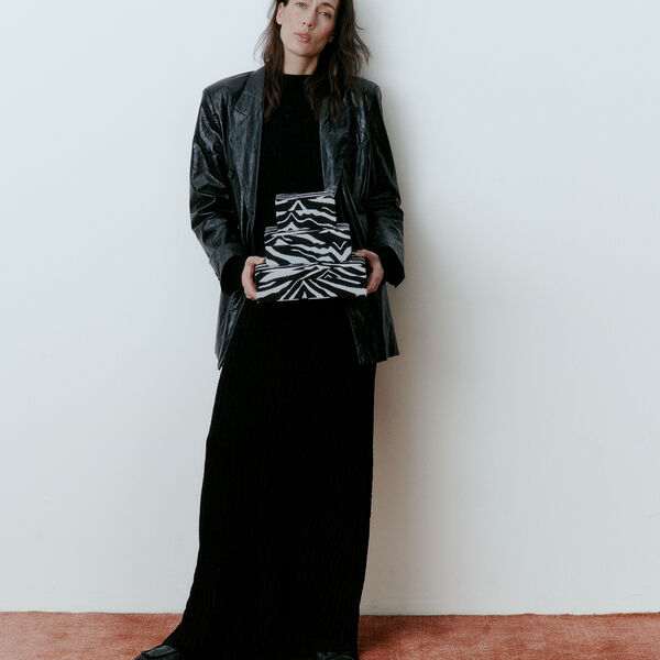 Day Zebra Jewelry Case Large, black, DAY ET