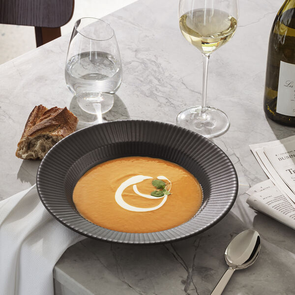 Legio Nova dyb tallerken 25 cm, black, Eva Trio