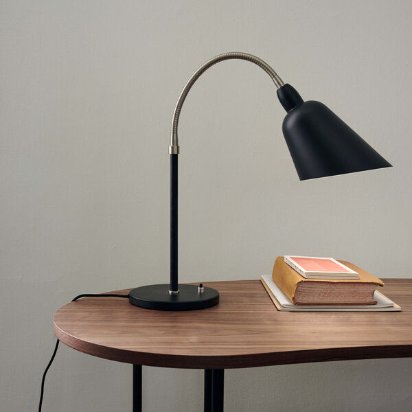 Bellevue AJ8 bordlampe, black/steel, &Tradition