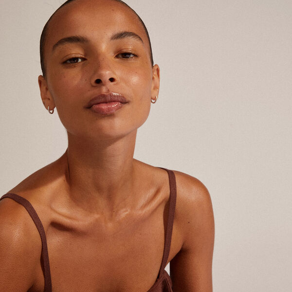 EBNA sm&aring; krystal hoops, s&oslash;lvbelagt, Pilgrim