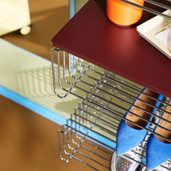 Panton Wire Single halv h&oslash;jde, 43 chrome, Montana Furniture