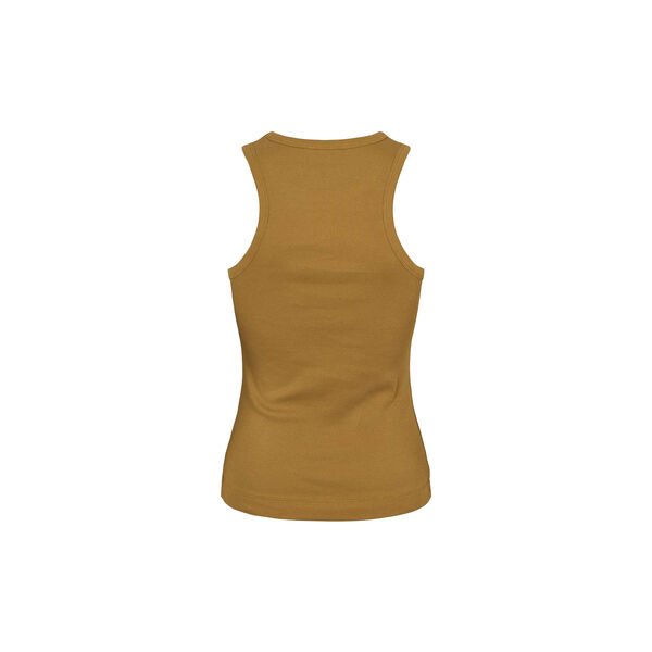ESBlossom Racerback Rib Tank, dull gold, esm&eacute; studios