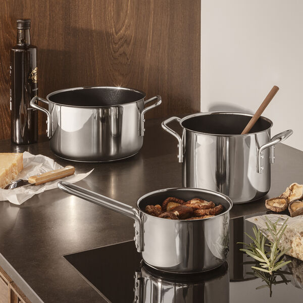 Stainless Steel Gryde keramisk bel&aelig;gning 2,2 L, Eva Trio