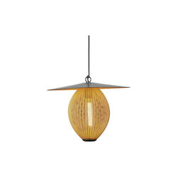 Satellite Outdoor Pendant, mustard gold semi matt, GUBI