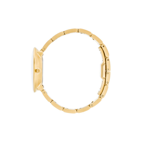 Bankers armbåndsur, white/gold/gold, Arne Jacobsen Watches