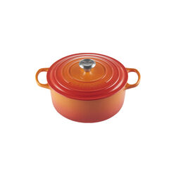 Signature rund st&oslash;bejernsgryde &Oslash; 26 cm, volcanic, Le Creuset