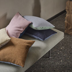 Mingle Cushion, copper brown/light blue, Muuto