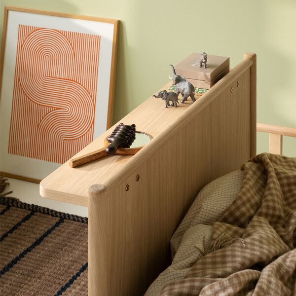Camp Novel | 120x200 cm | Eg | Hylde til Seng, Oliver Furniture