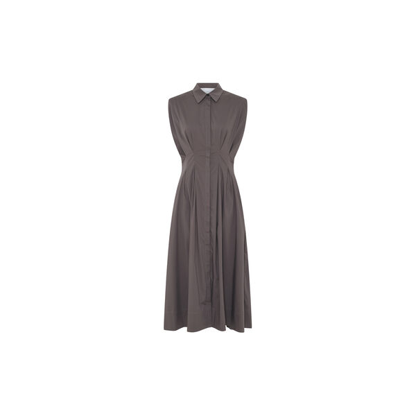 Vilma Dress, brown, LA RŌUGE
