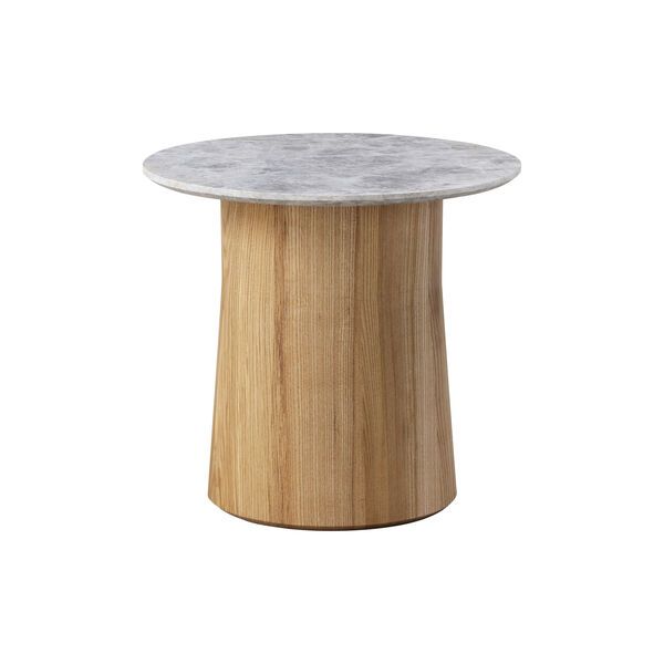 Niveau sofabord Ø 45 cm, Tundra Grey/oiled ash Niveau sofabord Ø 45 cm, Tundra Grey/oiled ash, Fredericia Furniture