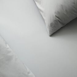 SUPIMA PERCALE fladt lagen, platinum grey, Georg Jensen Damask