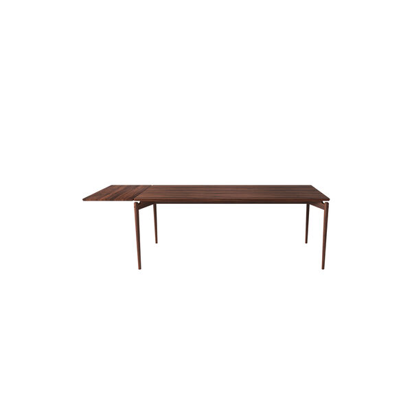 PURE spisebord L190 inkl. 1 till&aelig;gsplade, naturolieret valn&oslash;d, Bruunmunch Furniture