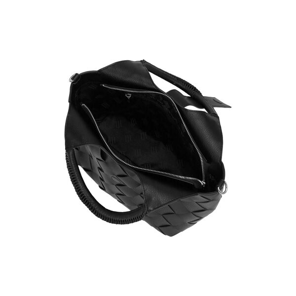 Braided Handbag, black, Ilse Jacobsen Hornb&aelig;k