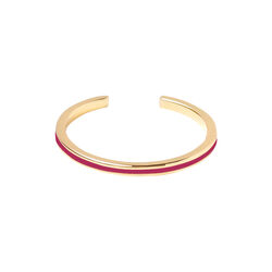 Mini Bangle Ring, raspberry, bangle up